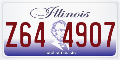 IL license plate Z644907