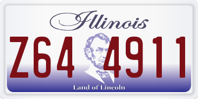 IL license plate Z644911