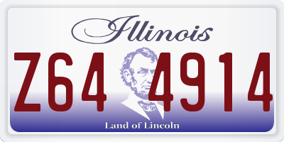 IL license plate Z644914