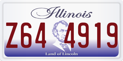 IL license plate Z644919