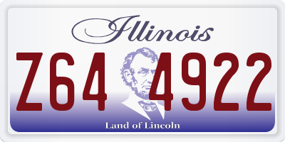 IL license plate Z644922