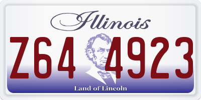 IL license plate Z644923