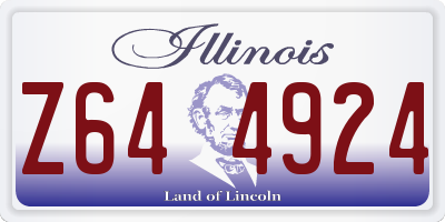 IL license plate Z644924