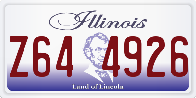 IL license plate Z644926