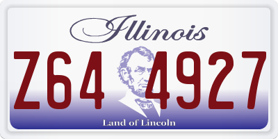 IL license plate Z644927
