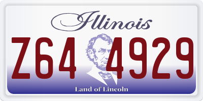 IL license plate Z644929