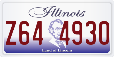 IL license plate Z644930