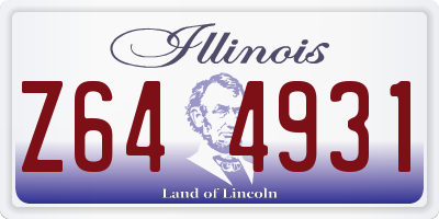 IL license plate Z644931