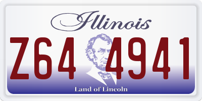 IL license plate Z644941