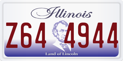 IL license plate Z644944