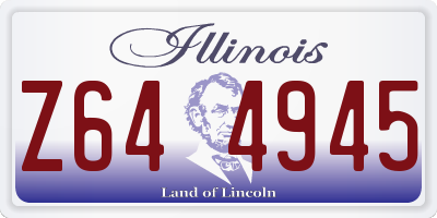 IL license plate Z644945
