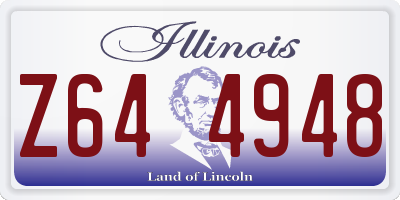 IL license plate Z644948