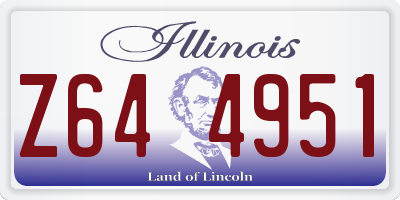 IL license plate Z644951