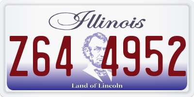 IL license plate Z644952