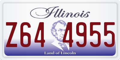 IL license plate Z644955