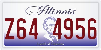 IL license plate Z644956