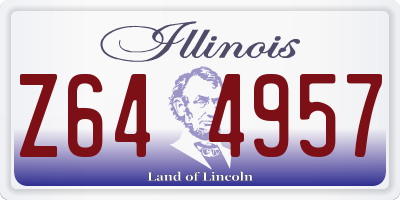 IL license plate Z644957