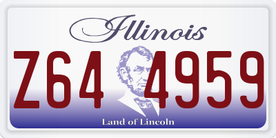 IL license plate Z644959