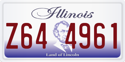 IL license plate Z644961