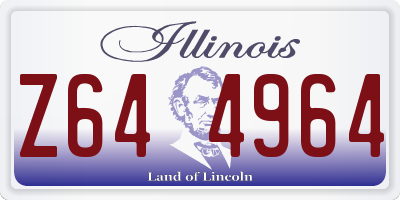 IL license plate Z644964