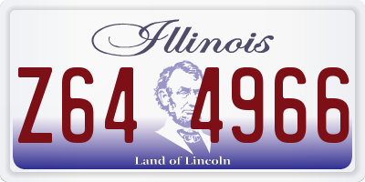 IL license plate Z644966