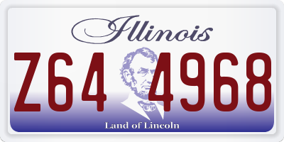 IL license plate Z644968