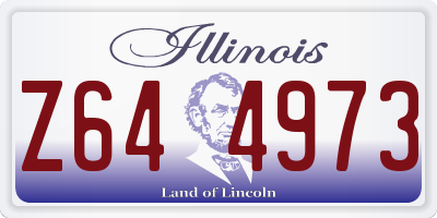 IL license plate Z644973