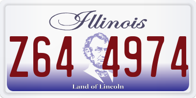 IL license plate Z644974
