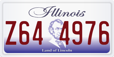 IL license plate Z644976