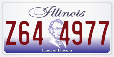 IL license plate Z644977