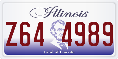IL license plate Z644989