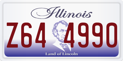 IL license plate Z644990