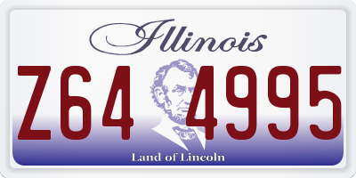 IL license plate Z644995