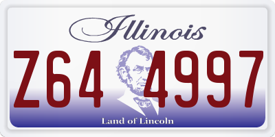 IL license plate Z644997