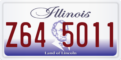 IL license plate Z645011