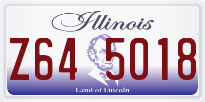 IL license plate Z645018