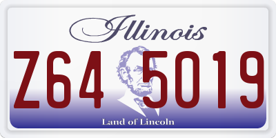 IL license plate Z645019