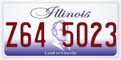 IL license plate Z645023
