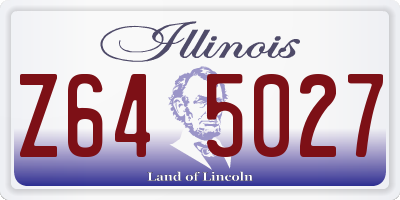 IL license plate Z645027