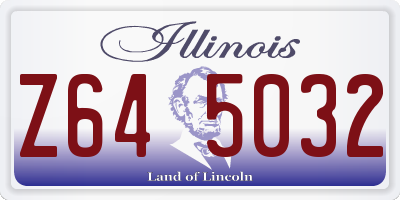 IL license plate Z645032