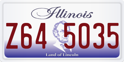 IL license plate Z645035