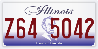 IL license plate Z645042
