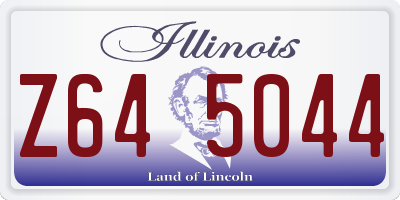 IL license plate Z645044