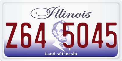 IL license plate Z645045