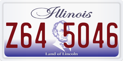 IL license plate Z645046
