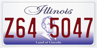 IL license plate Z645047