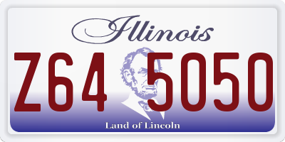 IL license plate Z645050