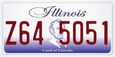 IL license plate Z645051