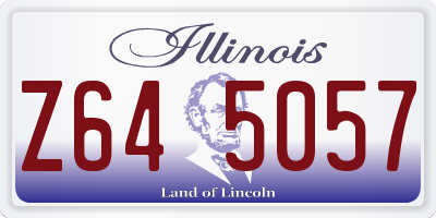 IL license plate Z645057