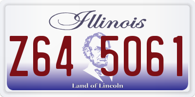 IL license plate Z645061